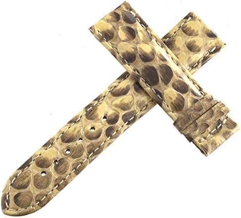 Authentic Van Der Bauwede Beige Leather Watch Band 18mm x 17mm