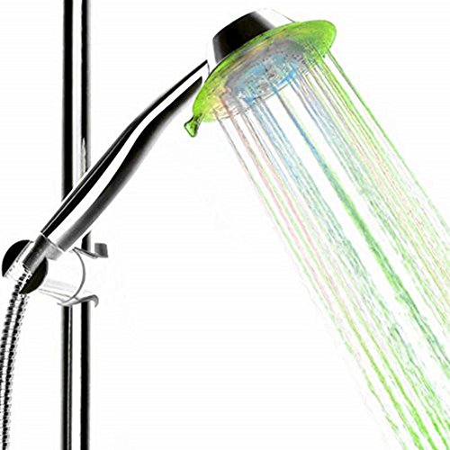 7 Farbe Duschkopf,REDKINDER Magic Automatische Wasser 7 Farbe LED Lichter Duschkopf Passt Am Meisten Jeden Standard Duschschlauch (Nicht enthalten Duschschlauch) - 5