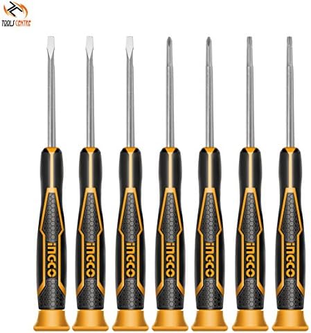 Tools Centre Ingco 7pcs Precision Screwdriver Set,Watch Repair Kit,Laptop,Television Computer Repair Kit
