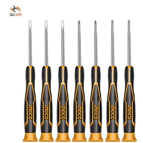 Tools Centre Ingco 7pcs Precision Screwdriver Set,Watch Repair Kit,Laptop,Television Computer Repair Kit