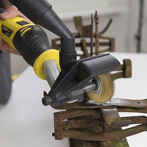 Powerplus Schleifroller Schleifmaschiene inkl. Staubabzugshaube + 3 Aufsätze - 7