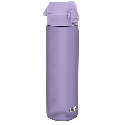 Ion8 Water Bottle, 500 ml/18 oz, Leak Proof, Easy to Open, Secure Lock, Dishwasher Safe, BPA Free,...