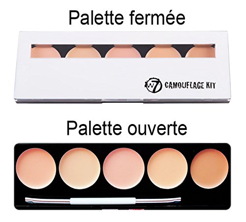 W7 Camouflage Kit Cream Concealer Palette - 2 g