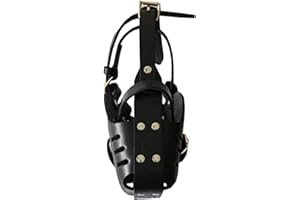 Hperu cuoio in pelle, cani di medie e grandi dimensioni, pastore tedesco Doberman, addestramento per cani antimicole, museruola di difesa, collare per cani ad addestramento di servizio