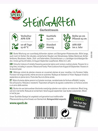 Steingarten Stauden, Mehrjährige Blumenmischung - 2
