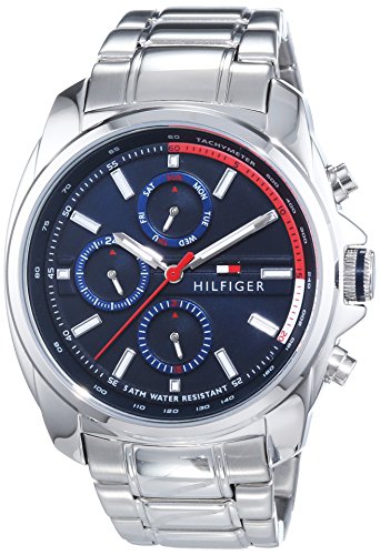 Tommy Hilfiger Watches Herren-Armbanduhr XL PRESTON Analog Quarz Edelstahl 1791081 Tommy Hilfiger Watches Herren-Armbanduhr XL PRESTON Analog Quarz Edelstahl 1791081