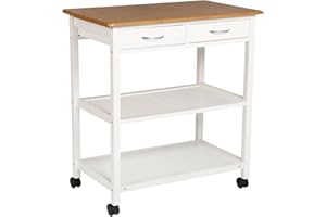 SG SECRET DE GOURMET 5five - bancos de bambú blanco de 2 niveles