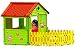 Produktbild Spielhaus Kinderspielhaus mit Terrasse für drinnen und Draußen D41 Gartenhaus Kinderhaus Kinder Spiel Haus Gartenhaus by Keny Toys
