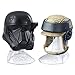 Produktbild Star Wars Titanium Helme Set Imperial Death Trooper und Rebel Commando mit Aufsteller aus der Black Serie Collection