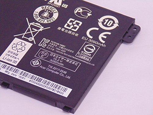 15.2V 3220mAh 48Wh AC14B8K Laptop Akku Fur Acer Chrombook 13 CB5-311 Acer TraveMate B115-M PackardBell EasyNote LG71BM TG71BM - 3