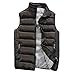 Produktbild JYJM 2018 Weihnachten Männer Herbst Wintermantel Gepolsterte Baumwolle Weste Warme Kapuze Dicke Weste Tops Jacke Herren Klassisch Frühling Herbst Baumwolle Militär Jacken Freizeit Übergangs Bomber