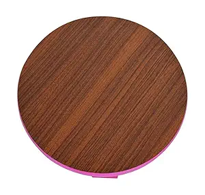 ittyhome Wooden Board Chakla/Wooden Chakla Polpat for Kitchen Roti Maker/Chapati Maker, Polpat 10 Inch, Color Brown