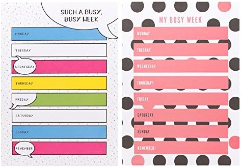 Weekly Desk Pad Organiser Planner Family Butterfly Notebook gift Tear pad