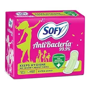 Sofy Anti-bacteria Extra Long Sanitary Napkins for Women