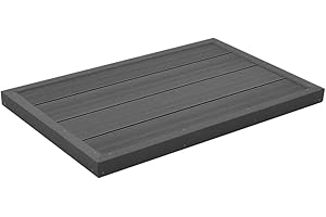 vidaXL Élément de Plancher Douche Solaire Échelle de Piscine WPC Paillasson