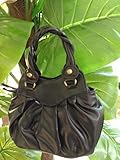 Fühlt sich sehr angenehm an Schminkentasche Modetasche Handtasche Schwarz Kosmetiktasche Makeuptasche