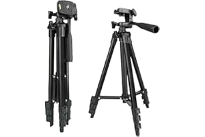 SURRIPA Portable Tripod Stand Phone Stand Flexible, Table, Adjustable Tripod for Smartphone Mobile Phone Holder (BLACK)