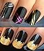 NAIL TAPE DECORATION ART SET #861. x3 BEST COLOUR NAIL TAPES & A GOLD LEAF SHEET! A SET OF 3 METALLIC STRIP TAPE ROLLS IN SILVER GOLD & PINK 3D NAIL ART STRIPING SELF ADHESIVE STICKER TAPE DECORATIONS DECALS & 24KT GOLD LEAF! ALL CAN BE USED WITH NATURAL GEL ACRYLIC STICK ON NAILS!