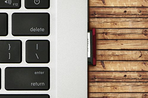 8MOBILITY iSlice Aluminium Micro SD Speicher Adapter für MacBook Pro Retina 13 “ A1425 und A1502 (rot) - 7