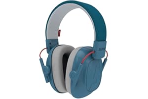 Alpine Muffy Protectores de Oído para Niños de 5 a 16 Años – Cascos Antirruido – Protección Auditiva Cómoda – Banda Ajustable – Azul