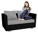 Maße 2er Couch: Höhe: 60 x Breite: 122 x Tiefe: 78 cm / Maße Schlaffunktion: Länge: 180 x Breite: 110 cm