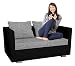 Produktbild VCM 2er Schlafsofa Sofabett Couch Sofa mit Schlaffunktion "Sinsa Schwarz" 60 x 122 x 78 cm