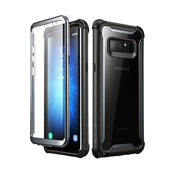 i-Blason - Carcasa para Samsung Galaxy Note 8 (Protector de Pantalla Integrado, Incluye Protector de Pantalla), Transparente