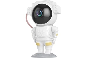 Dienmern Proiettore Galaxy Astronauta Luce Notturna Cielo Stellato, Proiettore Stellare Astronauta con Nebulosa, Timer e Telecomando, Lampada Stellata per Camera da Letto e Proiettore a Soffitto