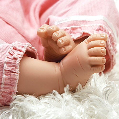 Paradise Galleries Doll Lifelike Realistic Soft Vinyl 53cm Baby Girl Doll Gift 
