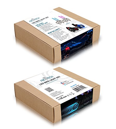 Bike Light – vorn und hinten aus Aluminium LED Bike Light Set – 2 Ventil Räder leuchten – 2 Wasserdichte hoher Intensität Multi-Purpose hinten Bike Licht für Fahrrad - 5