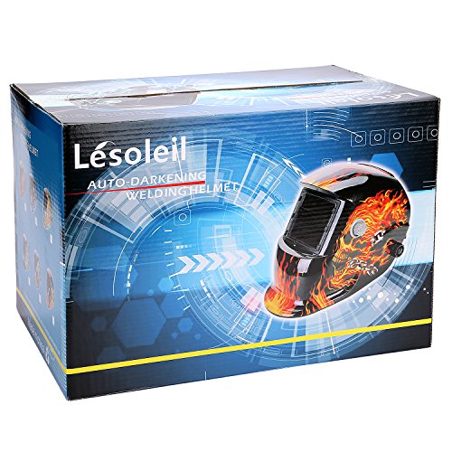 LESOLEIL Automatik Schweißhelme Solar Schweißmaske Schweißschirm Schweißschild ARC TIG MIG Welding Helmet - 7