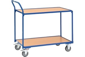 Fetra Transportgeräte mtpfg2742 Wagen Tablett Griff schräger Schneide, 2 randlos 1000 mm x 600 mm Plattform