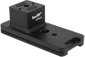 Haoge LF-PL14 Lens Collar Replacement Foot Tripod Mount Ring for Panasonic LUMIX G Leica DG Vario-Elmar 100-400mm f4.0-6.3 ASPH H-RS100400 Lens built-in Arca Swiss Quick Release Plate