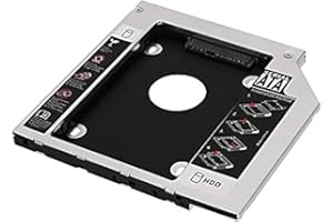 PARDARSEY Padarsey Universal 12,7 mm SATA auf SATA 2. SSD HDD Festplatten-Caddy Adapter Tray Gehäuse kompatibel mit Dell HP Lenovo ThinkPad Acer Gateway ASUS Sony Samsung MSI Laptop