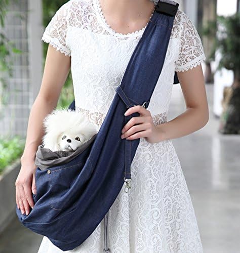 Kuorle Hands-Free dog Carrier Sling ,Waterproof BAG,for Small Dogs,Cat Rabbit Pets Puppies tote Pouch