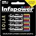 Price comparison product image Infapower AA 600mAh Solar with 4 Rechargeable Batteries