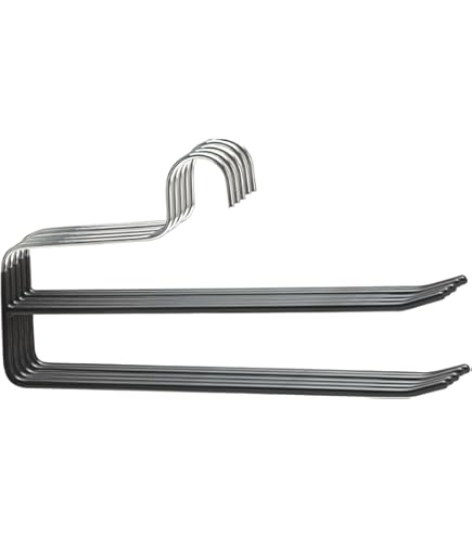 SHIMOYAMA Lot De 5 Cintres Pour Pantalons, Cintres à Extrémités