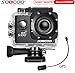 Produktbild 16GB TF Karte + SOOCOO S100 WiFi 4K Sport Action Kamera, HD 4K Gyro 30m wasserdicht Tauchen Mini Camcorder 2.0 Zoll Sport Cam NTK96660 WiFi Helm Sport Action Cam + 1pcs Extra Batterie + 1pcs Ladegerät + GPS Modul (Black)