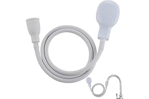MURMAN Pommeau De Douche Robinet, Douchette Lavabo Avec Tuyau Flexible Pour Laver Cheveux, Animaux Domestiques Et Enfant Bain, Douchette Evier Cuisine