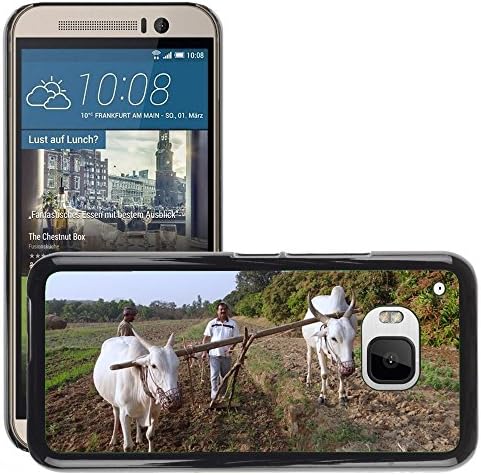 Super Stellar Slim PC Hard Case Cover Skin Armor Shell Protection // M00126092 Ox-Plough Tiller Ox Plough Farmer // HTC ONE M9