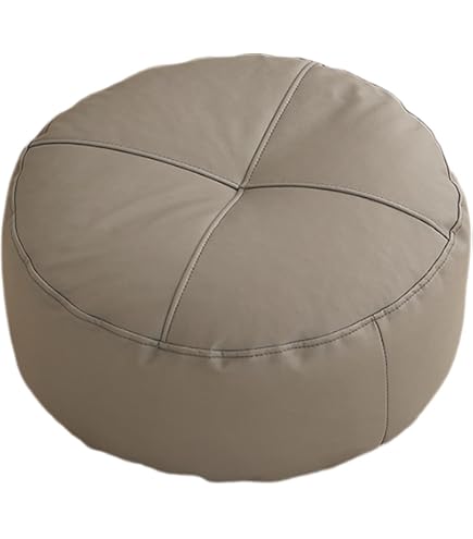 Beautissu Set Di 4 Cuscini Da Pavimento 50x50 Cm - Cuscino Materasso Spesso 10cm - 100% Cotone Cuscino Per Sedia Da Interno E Da Esterno Cuscino Da Pavimento Con Maniglia Cuscino Antracite - 8
