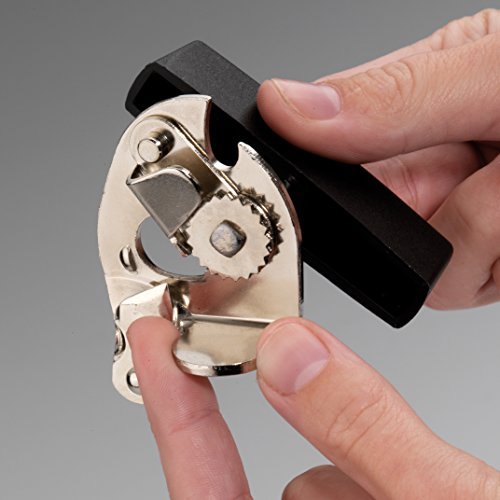 Westmark Dosenöffner, Länge: 7,8 cm, Stahl/Kunststoff, Monopol, Automatic, Schwarz, 12222270 - 3