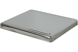 HOMELAY Couvre plaque de cuisson gaz, inducción y vitroceramica. 52,5 x 60,5 x 5,5 cm. Couleur : inox Protege plaque de cuisson. Nettoyage facile. Résistance maximale. Fabriqué en Espagne.