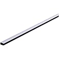 Paulmann 78902 Profile Base with White Diffuser, 1 m LED Channels, Black, Aluminium, Plastic Stripe, Aluminum