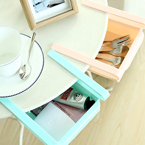 Kühlschrankbox Küchen Aufbewahrungsbox Schublade Aufbewahrungskiste Dekobox Optik (Blau) - 3