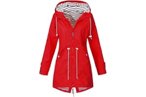 Minetom Damen Regenjacke Leicht Jacke Windbreaker Mit Kapuze Outdoorjacke Winddicht Wasserdicht Regenparka Winddicht Atmungsaktiv Regenmantel Outdoor Sportjacke Mantel