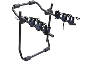 Lupex Shop Portabici Posteriore per Auto Universale - Fino a 3 Bici - Prodotto Certificato e omologato - Peso Max Fino a 40kg