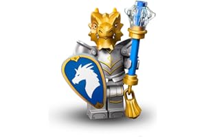 BRICK FLIP Lego Dungeons & Dragons minifigurki z serii: Dragonborn Paladin (smoczy paladin) – DND Lego figurki do kolekcjonowania (71047)