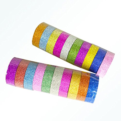 Cdet 10X Patr n Washi papel adhesivo pegatina DIY Crafts brillo
decorativo enmascaramiento Scrapbooking 1 5cm 3m Estilo aleatorio