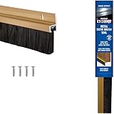STORMGUARD 02SR0190914G Gold Door Brush Strip Draught Excluder